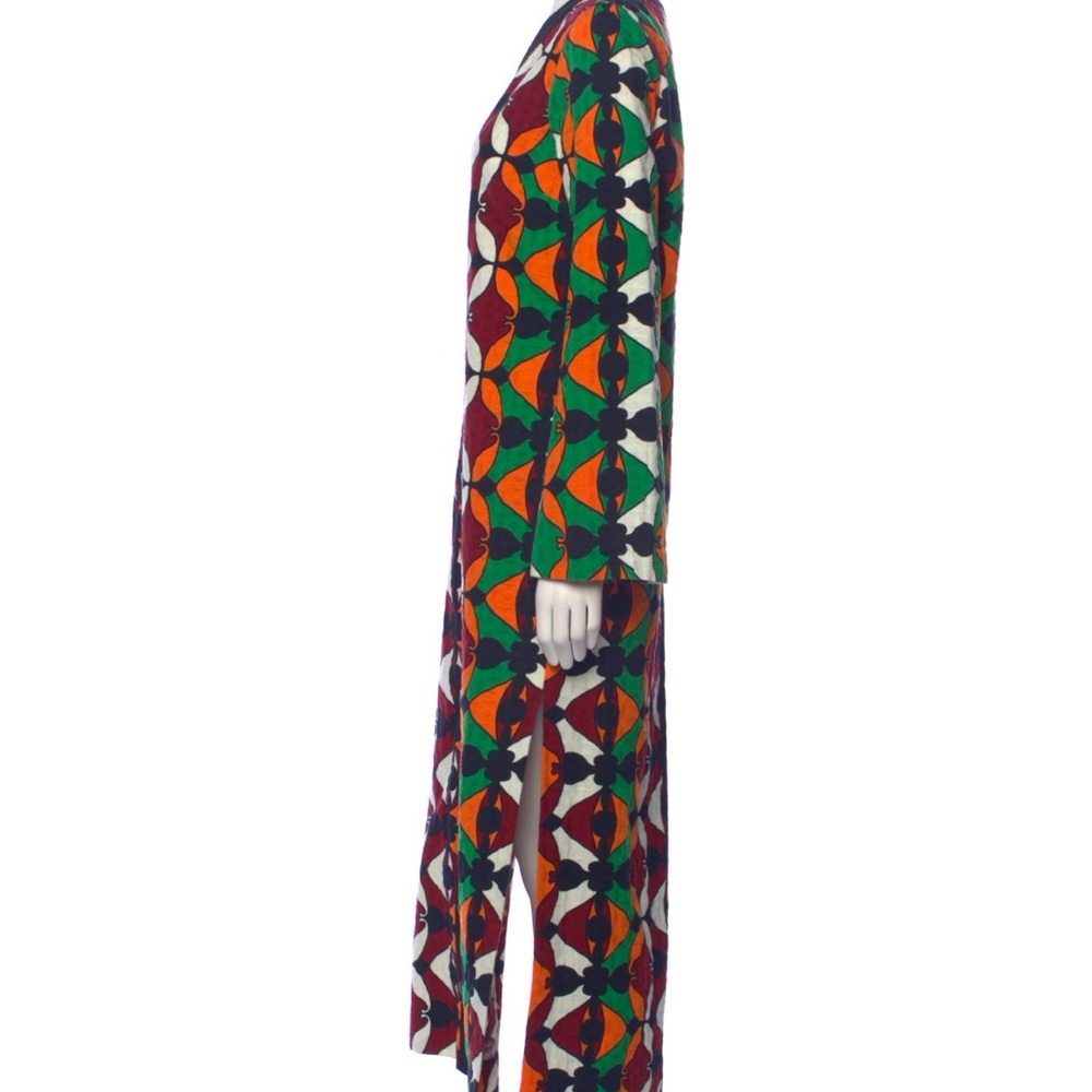 Multicolor Geometric Pattern Maxi Dress - Picture 3 of 4